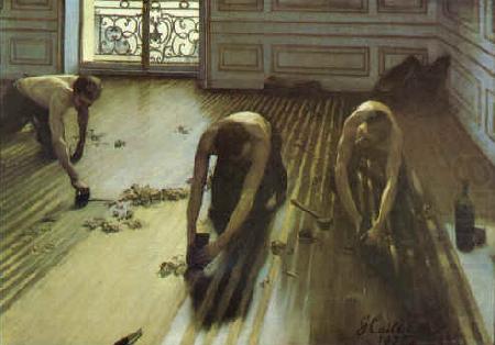 The Floor Strippers, Gustave Caillebotte